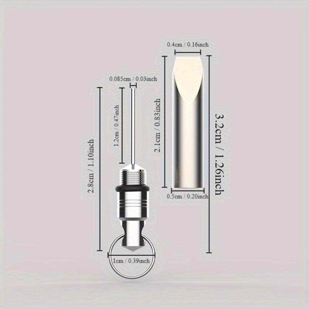 1 шт. Титановый многофункциональный извлекатель, Инструменты для извлечения лотка SIM-карты, Инструменты-извлекатели, Портативный EDC Маленький ломик, Игла для извлечения 1 PC
1 шт. Титановый многофункциональный извлекатель, Инструменты для извлечения лотка SIM-карты, Инструменты-извлекатели, Портативный EDC Маленький ломик, Игла для извлечения 1 PC