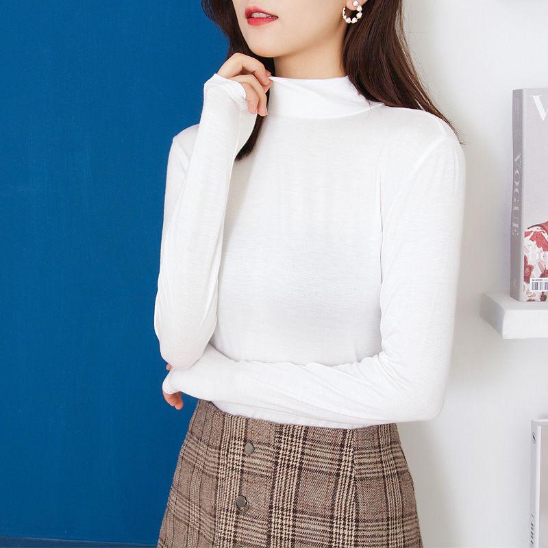 Весна Осень 2025 Женская Модальная Футболка с Полувысоким Воротником и Длинным Рукавом Однотонная Большого Размера - Универсальный и Модный Новый Стиль M 75-95 jin
Весна Осень 2025 Женская Модальная Футболка с Полувысоким Воротником и Длинным Рукавом Однотонная Большого Размера - Универсальный и Модный Новый Стиль M 75-95 jin