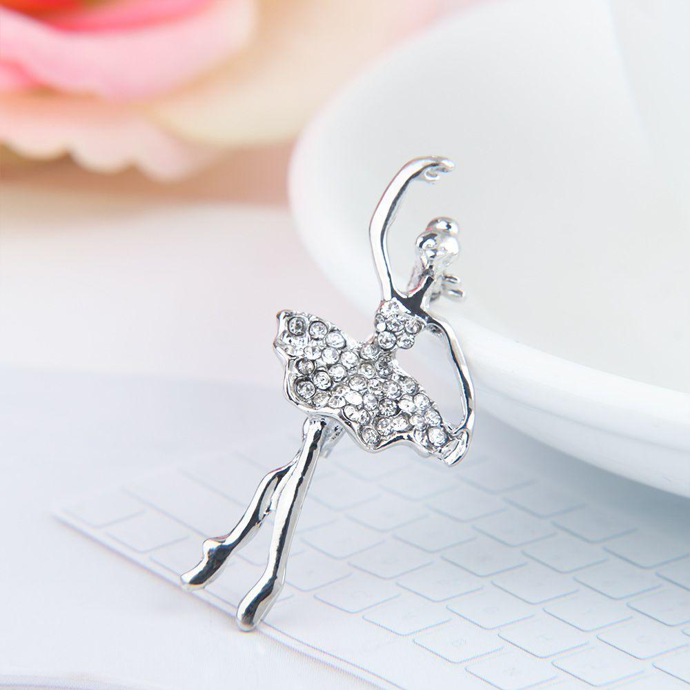 Quality Dancing Girl Shape Rhinestone Fashion Gift Jewelry Clothes Accessories Brooch Pin Lapel Pin
Quality Dancing Girl Shape Rhinestone Fashion Gift Jewelry Clothes Accessories Brooch Pin Lapel Pin