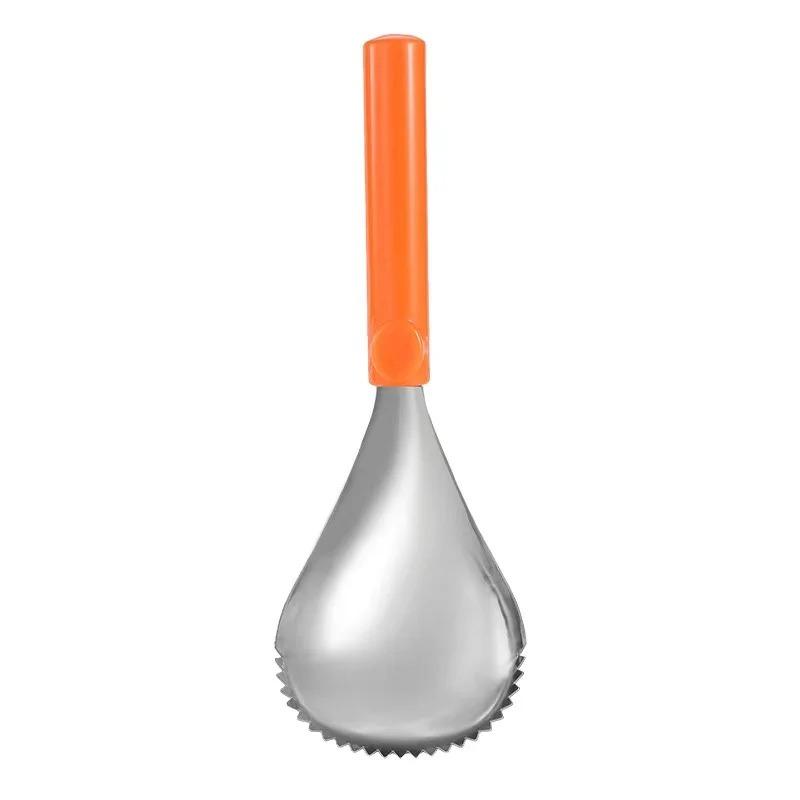 Stainless Steel Pumpkin Scooper Manual Bag Core Remover Melon Ladle Pulp Separator Multi-functional Fruit Collector помаранчевий
Stainless Steel Pumpkin Scooper Manual Bag Core Remover Melon Ladle Pulp Separator Multi-functional Fruit Collector помаранчевий