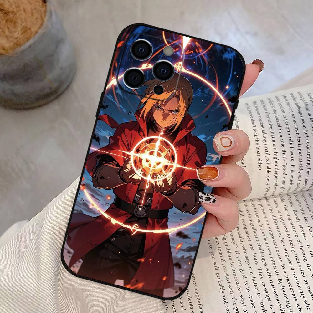 Fullmetal Alchemist Edward Elric Phone Case For iPhone 17,16,15,14,13,12,11 Plus,Pro Max,XS,Soft Silicone Black Cover iPhone14ProMax
Fullmetal Alchemist Edward Elric Phone Case For iPhone 17,16,15,14,13,12,11 Plus,Pro Max,XS,Soft Silicone Black Cover iPhone14ProMax