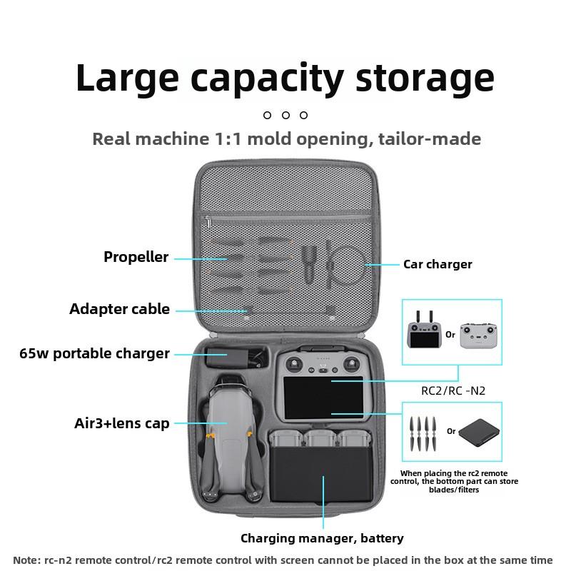 2025 applicable DJI AIR3S storage bag drone AIR3 handbag shoulder messenger bag portable case accessories
2025 applicable DJI AIR3S storage bag drone AIR3 handbag shoulder messenger bag portable case accessories