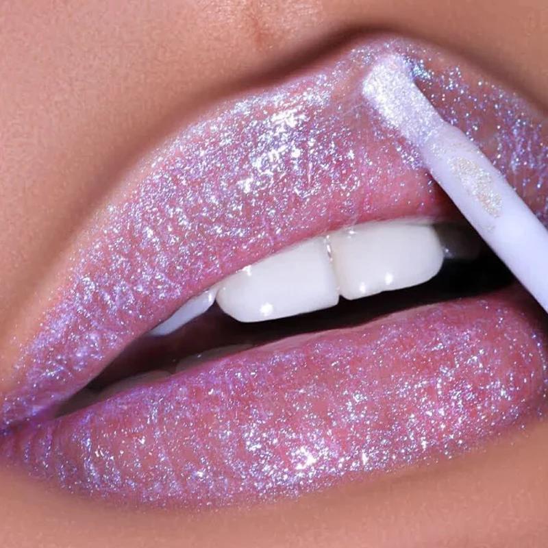 Transparent Glitter Lip Gloss Women Makeup Diamond Shiny Longlasting Waterproof Liquid Lipstick Non-sticky Glitter Lip Cosmetics
Transparent Glitter Lip Gloss Women Makeup Diamond Shiny Longlasting Waterproof Liquid Lipstick Non-sticky Glitter Lip Cosmetics