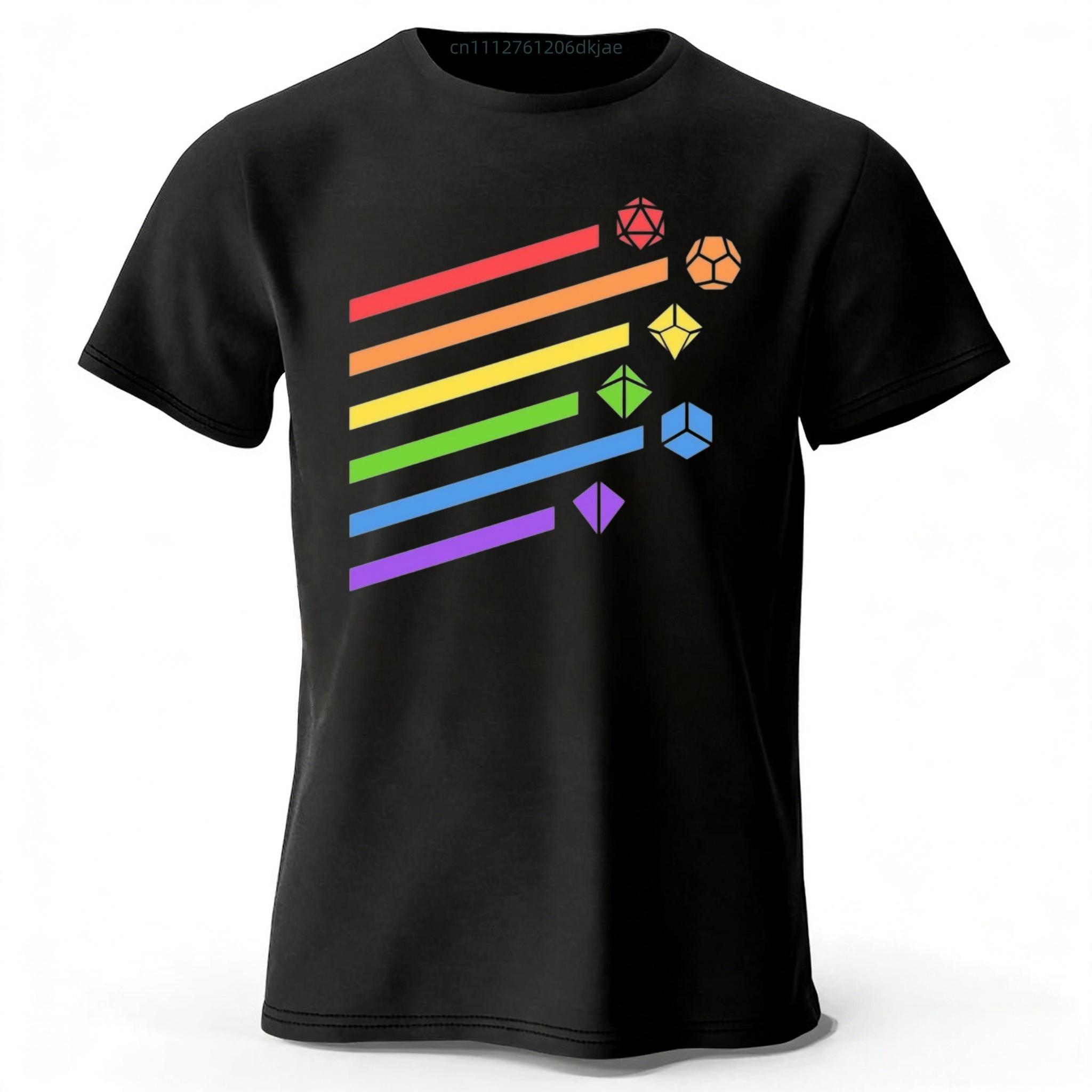 Rainbow Dice Lines Pure Cotton Printed Short Sleeved Mens Fashionable New Running Sports Tshirt Women Loose Oversized Soft Top M
Rainbow Dice Lines Pure Cotton Printed Short Sleeved Mens Fashionable New Running Sports Tshirt Women Loose Oversized Soft Top M