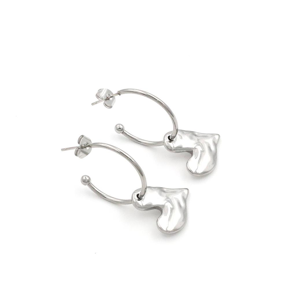 Personalized Light Luxury Irregular Peach Heart Earrings Women S Niche Design Titanium Steel Heart Stud Earrings Ear Jewelry
Personalized Light Luxury Irregular Peach Heart Earrings Women S Niche Design Titanium Steel Heart Stud Earrings Ear Jewelry