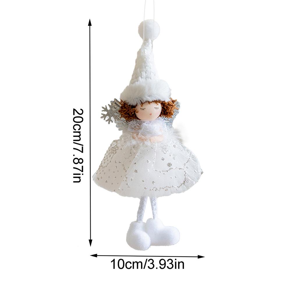 Різдвяна лялька-ангел Різдвяна ялинкова лялька-ангел Підвіски в гострому капелюсі та сітчастій сукні Ручні ангельські прикраси для Різдва білий
Різдвяна лялька-ангел Різдвяна ялинкова лялька-ангел Підвіски в гострому капелюсі та сітчастій сукні Ручні ангельські прикраси для Різдва білий