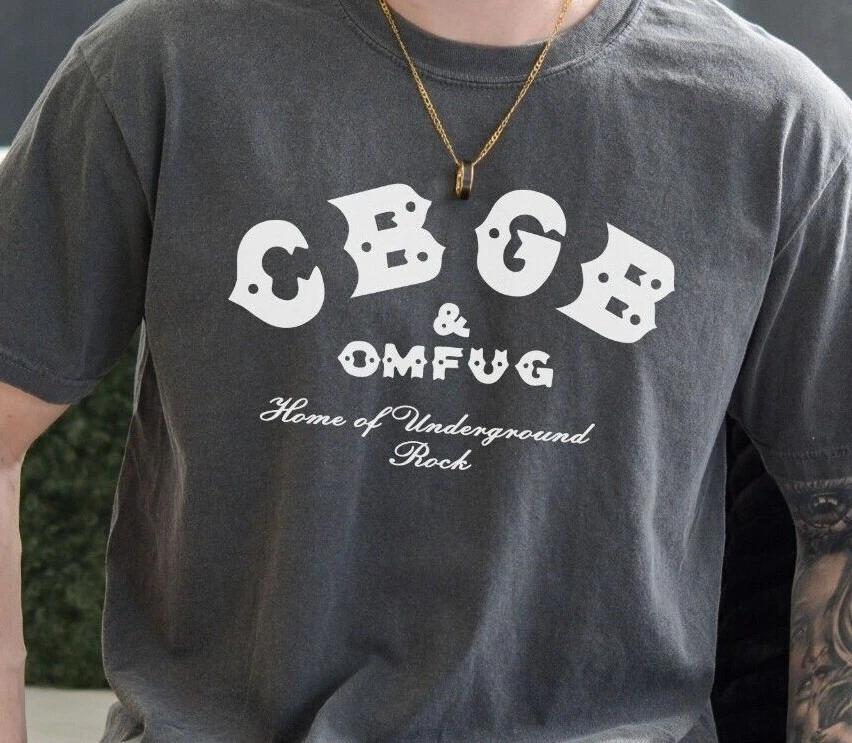 CBGB & OMFUG T-Shirt Underground Rock on Vintage Black Comfort Colors 1717 Tee S
CBGB & OMFUG T-Shirt Underground Rock on Vintage Black Comfort Colors 1717 Tee S