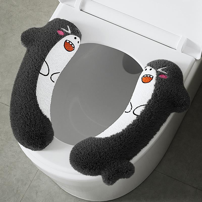 Universal toilet ring for all seasons, paste type, winter new household cute velvet toilet sticker чорний
Universal toilet ring for all seasons, paste type, winter new household cute velvet toilet sticker чорний