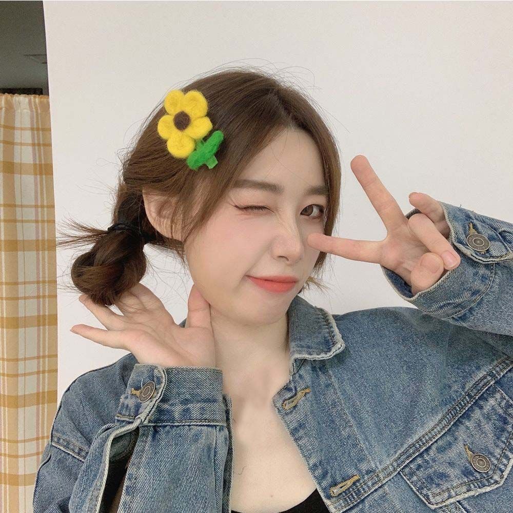 Cute Sweet Gift Girls Zinc Zinc Alloy Flower Plush Wool Felt BB Clip Women Hairpin Korean Style Barrettes
Cute Sweet Gift Girls Zinc Zinc Alloy Flower Plush Wool Felt BB Clip Women Hairpin Korean Style Barrettes