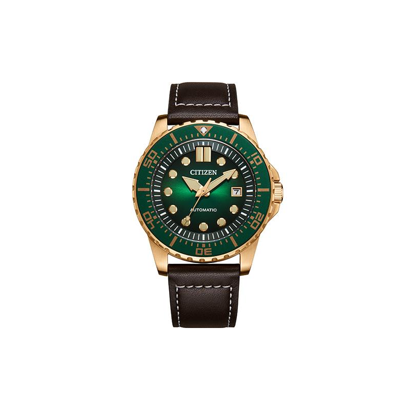 CITIZEN third generation date display transparent mechanical watch mechanical movement cowhide strap men and women same style green dial NJ0173-18X зелений
CITIZEN third generation date display transparent mechanical watch mechanical movement cowhide strap men and women same style green dial NJ0173-18X зелений