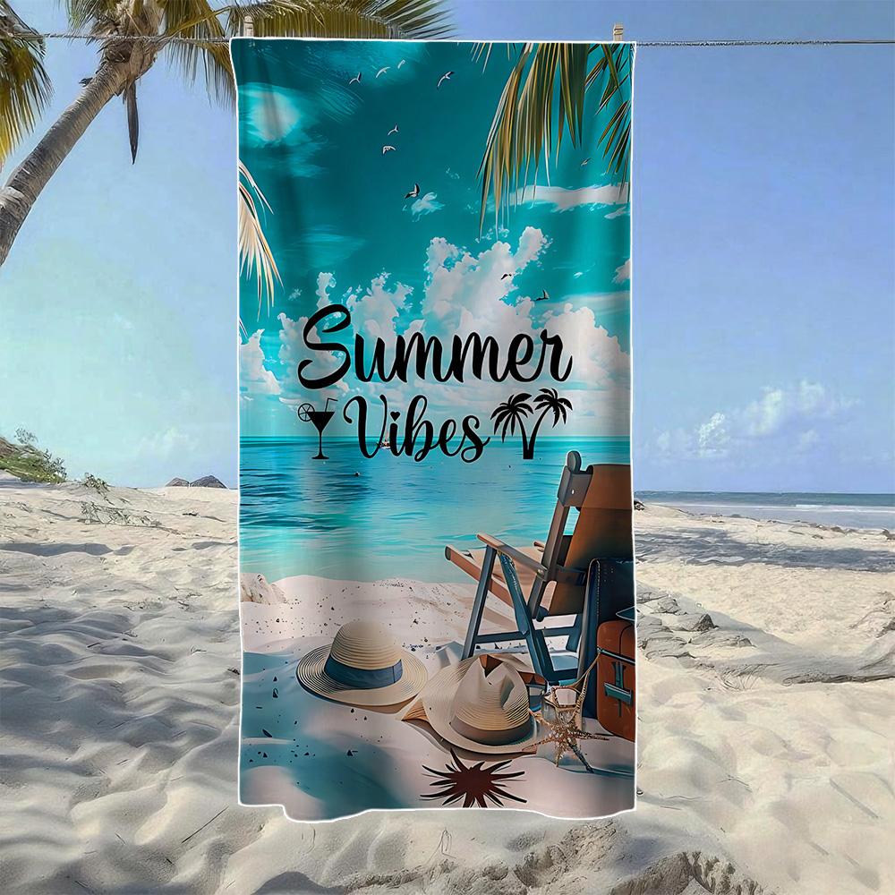 Tropical Summer Beach Towel, Soft Quick-Drying, Perfect For Portable Outdoor Travel, Swimming, Camping And Summer Beach W30*H60(CM)
Tropical Summer Beach Towel, Soft Quick-Drying, Perfect For Portable Outdoor Travel, Swimming, Camping And Summer Beach W30*H60(CM)