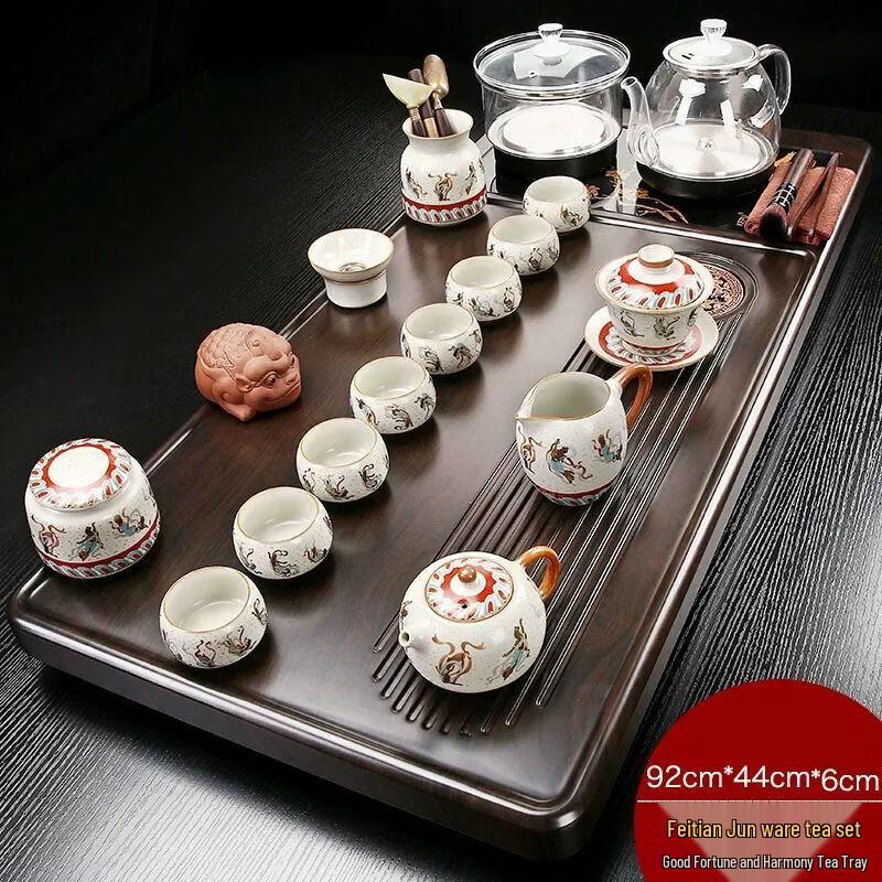 Automatic Solid Wood Kung Fu Tea Tray with Integrated Water System
Automatic Solid Wood Kung Fu Tea Tray with Integrated Water System