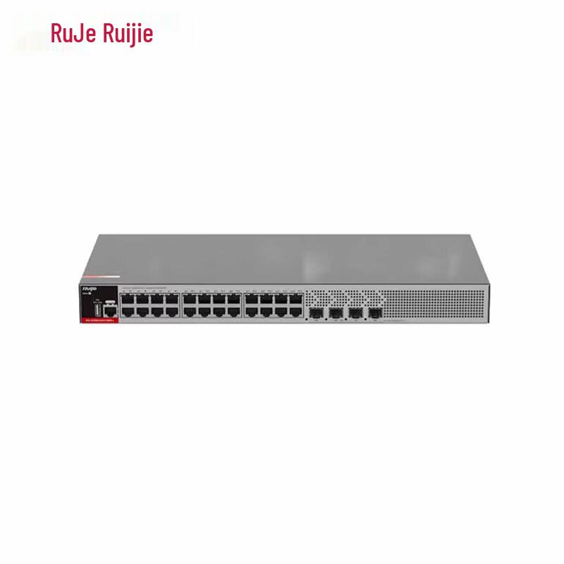 Ruijie RG-S2906-24GT4MS-L 24-Port Managed Gigabit Switch
Ruijie RG-S2906-24GT4MS-L 24-Port Managed Gigabit Switch
