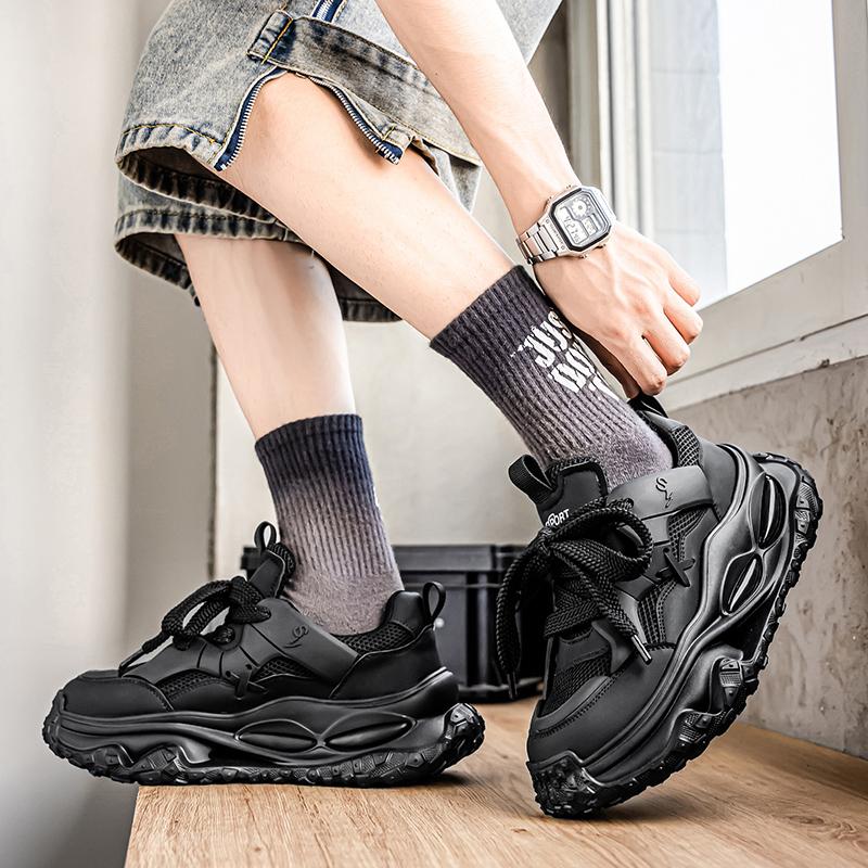 New Fashion Men s Four Seasons Comfortable Thick Sole Shoes Students Boys GirlsTrending Soft Sole Breathable Casual Running Sneakers 39 чорний
New Fashion Men s Four Seasons Comfortable Thick Sole Shoes Students Boys GirlsTrending Soft Sole Breathable Casual Running Sneakers 39 чорний