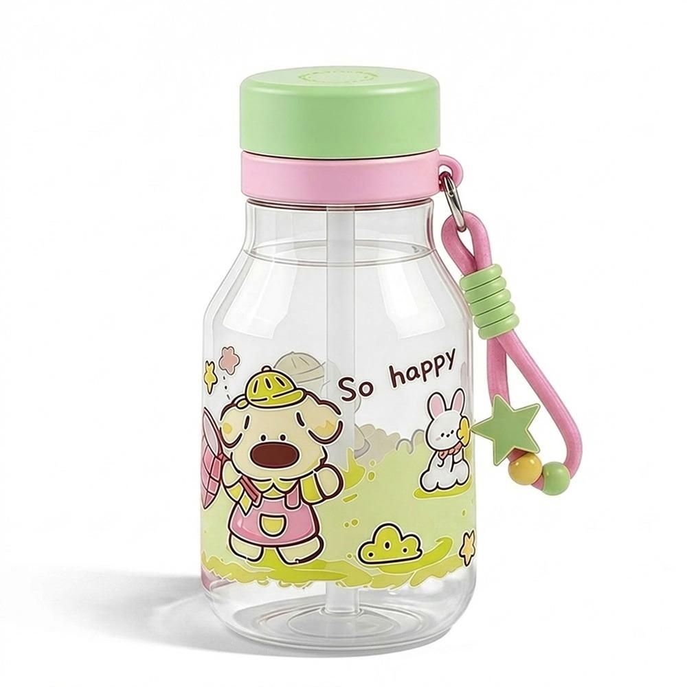 Plastic Water Bottle Leak-Proof Drinking Bottle Cartoon Straw Cup Women Girls 1
Plastic Water Bottle Leak-Proof Drinking Bottle Cartoon Straw Cup Women Girls 1