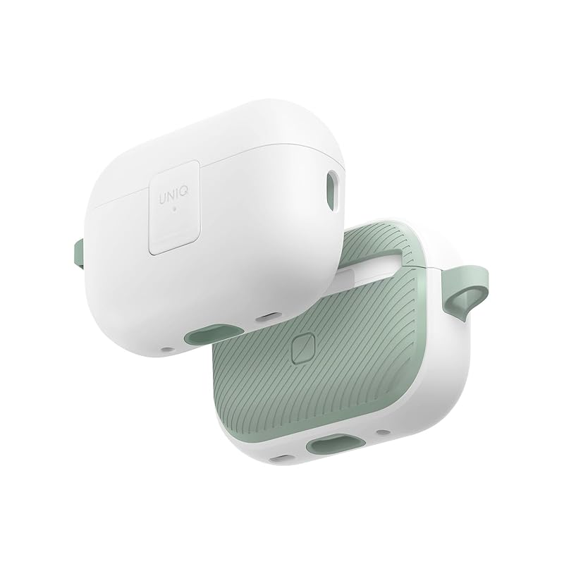 UNIQ AirPods Pro 2 rock case impact absorption protection With carabiner Clyde (Dove White x Soft Mint, 2)
UNIQ AirPods Pro 2 rock case impact absorption protection With carabiner Clyde (Dove White x Soft Mint, 2)