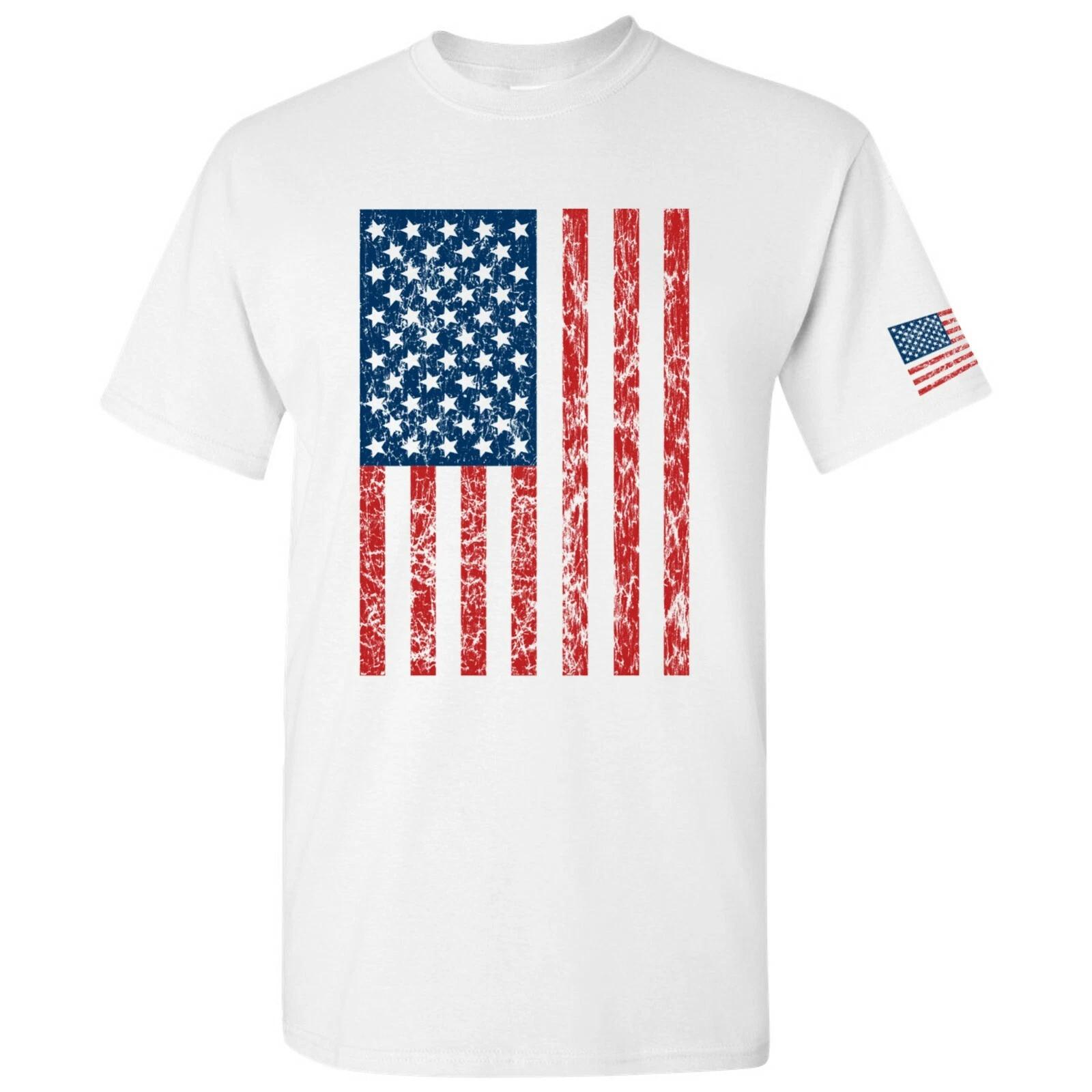 American Flag Distressed - United States of America USA T Shirt - White XL
American Flag Distressed - United States of America USA T Shirt - White XL