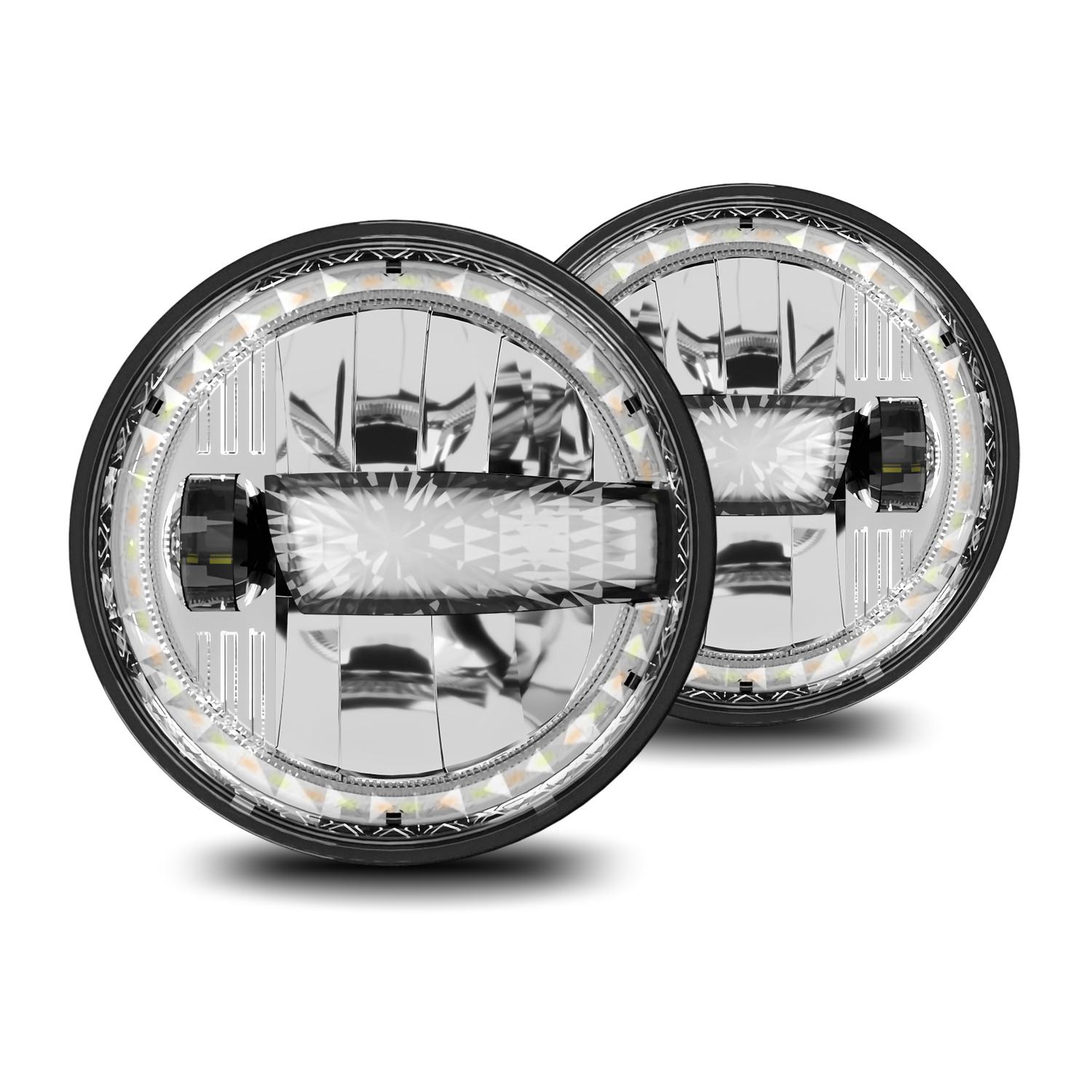 2Pcs High Low Beam LED Headlights IP67 Waterproof Off Road Vehicle Front DRL Turn Signal Lamp Type A
2Pcs High Low Beam LED Headlights IP67 Waterproof Off Road Vehicle Front DRL Turn Signal Lamp Type A