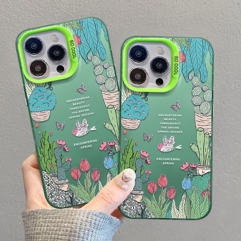 Plant Potted Plants Are Suitable for Apple 15 Phone Cases, Huawei Mate60pro Matte Color Silver 14 Large Holes 13 Anti-drop 7/8 iPhone 16
Plant Potted Plants Are Suitable for Apple 15 Phone Cases, Huawei Mate60pro Matte Color Silver 14 Large Holes 13 Anti-drop 7/8 iPhone 16