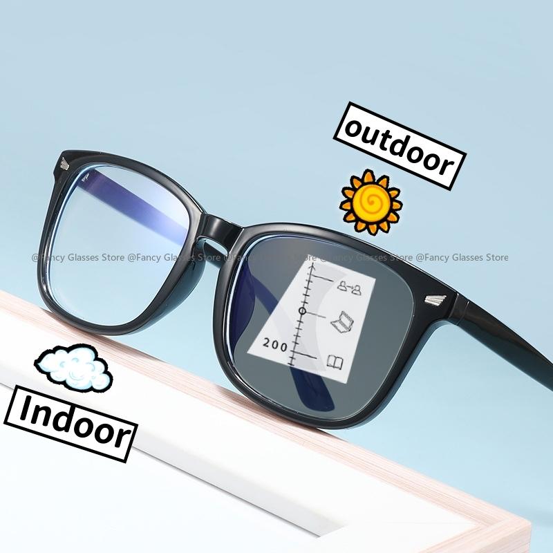 Men Photochromic Glasses Vintage Color Changing Multifocal Reading Glasses for Women Fashion Large Frame Far Sight Eyeglasses
Men Photochromic Glasses Vintage Color Changing Multifocal Reading Glasses for Women Fashion Large Frame Far Sight Eyeglasses