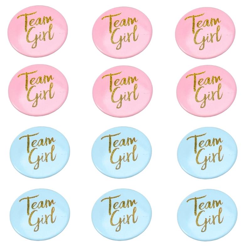 12/24pcs Baby Gender Discovery Buttons Pin Practical Mom and Dad Become Gender Discovery Party Badges Set in Tinplate 1
12/24pcs Baby Gender Discovery Buttons Pin Practical Mom and Dad Become Gender Discovery Party Badges Set in Tinplate 1