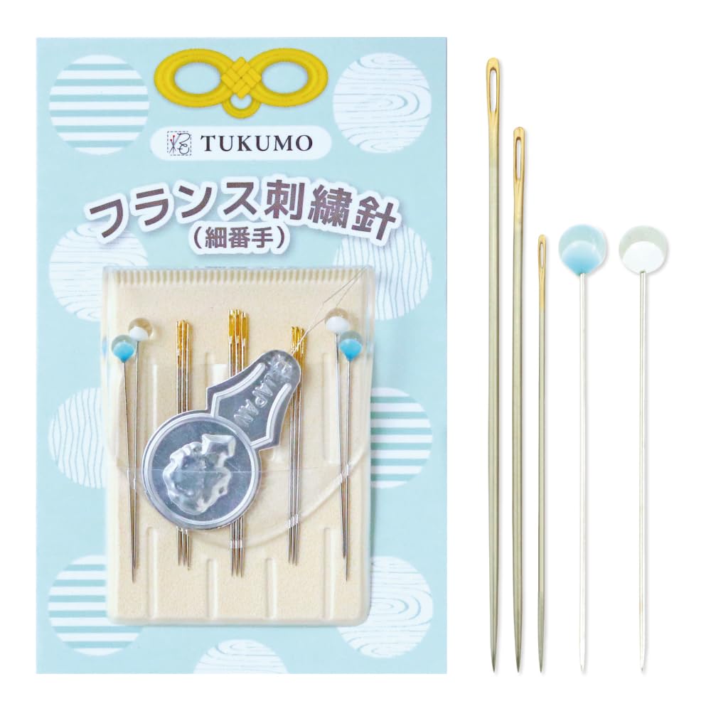 TUKUMO French Embroidery Fine 3 with Pins and Sheath Needles, Gauge, Sizes,
TUKUMO French Embroidery Fine 3 with Pins and Sheath Needles, Gauge, Sizes,