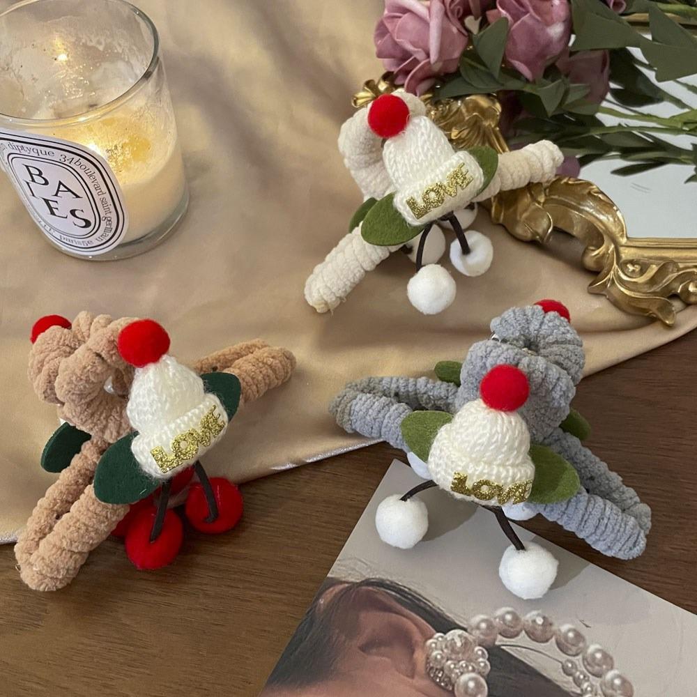 Jewlry Mini Hat Cherry Headdress Shark Hair Clip Women Hair Claw Hair Grabber Christmas Hairpin brown
Jewlry Mini Hat Cherry Headdress Shark Hair Clip Women Hair Claw Hair Grabber Christmas Hairpin brown