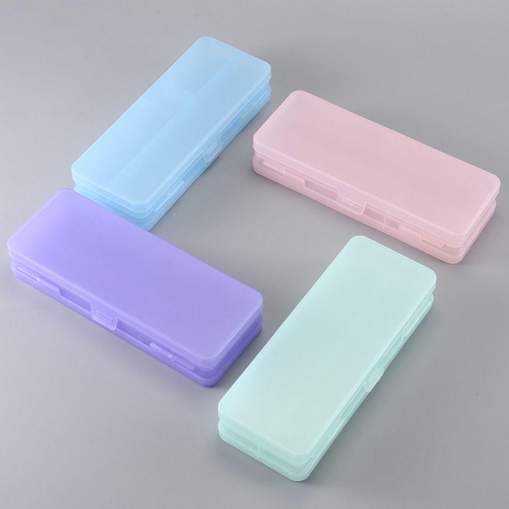 Macaron Transparent Pencil Case Storage Box Simple Pen Case Dual-Layer Pencil Box Stationery синій
Macaron Transparent Pencil Case Storage Box Simple Pen Case Dual-Layer Pencil Box Stationery синій