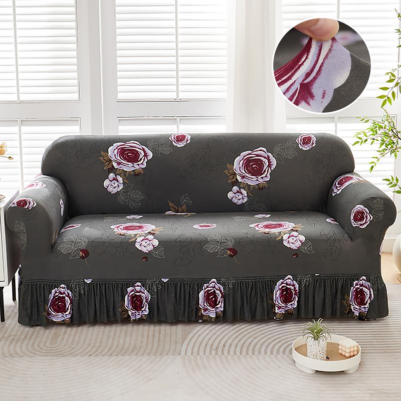 Stretch Sofa Covers With Skirt Non-Slip Slipcover Printed Couch Cover Furniture Protector For Bedroom Living Room Home Decor 1Pc 1-seat 90-140cm
Stretch Sofa Covers With Skirt Non-Slip Slipcover Printed Couch Cover Furniture Protector For Bedroom Living Room Home Decor 1Pc 1-seat 90-140cm