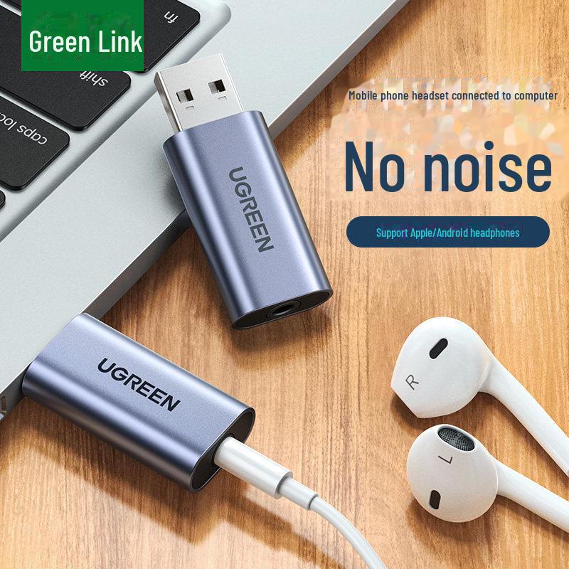 Greenlink USB to 3.5mm Headphone and Microphone Audio Converter for Apple USB 3.0 to 3.5mm Audio Interface
Greenlink USB to 3.5mm Headphone and Microphone Audio Converter for Apple USB 3.0 to 3.5mm Audio Interface