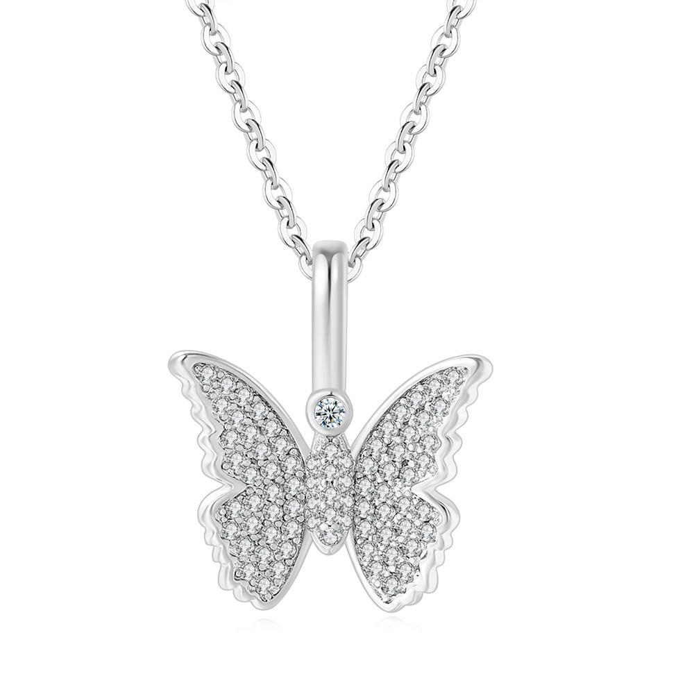 Butterfly Pendant Necklaces Inlaid Zircon Iced Out Hiphop Necklaces Design Fashion Zircon Accessories Dropshipping Gift OHP124
Butterfly Pendant Necklaces Inlaid Zircon Iced Out Hiphop Necklaces Design Fashion Zircon Accessories Dropshipping Gift OHP124