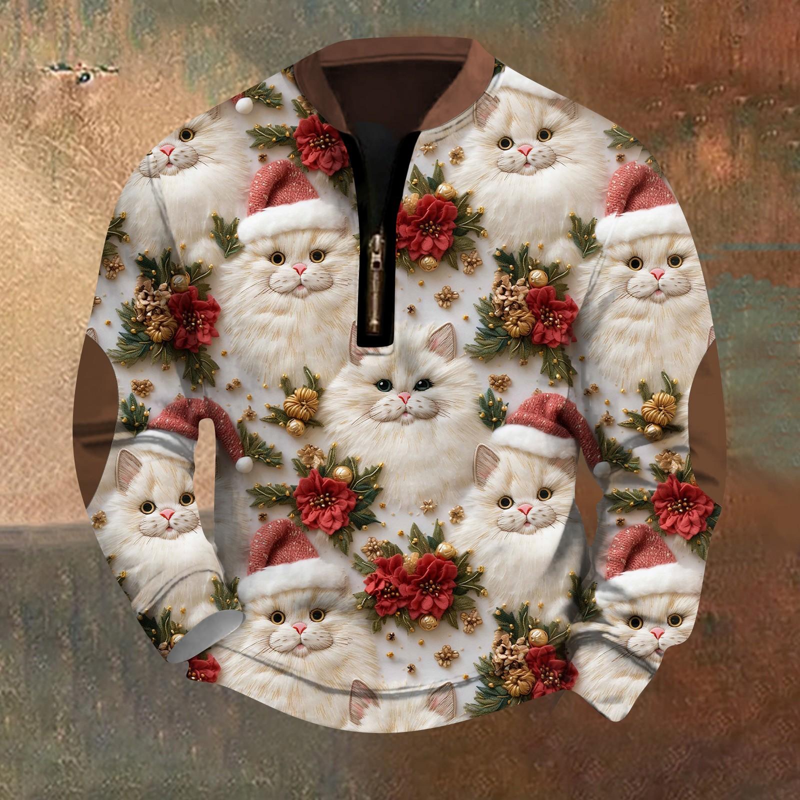 Мужская модная повседневная свободная толстовка с длинным рукавом и застежкой-молнией на половину воротника с камуфляжным принтом XXXXXL бежевый
Мужская модная повседневная свободная толстовка с длинным рукавом и застежкой-молнией на половину воротника с камуфляжным принтом XXXXXL бежевый