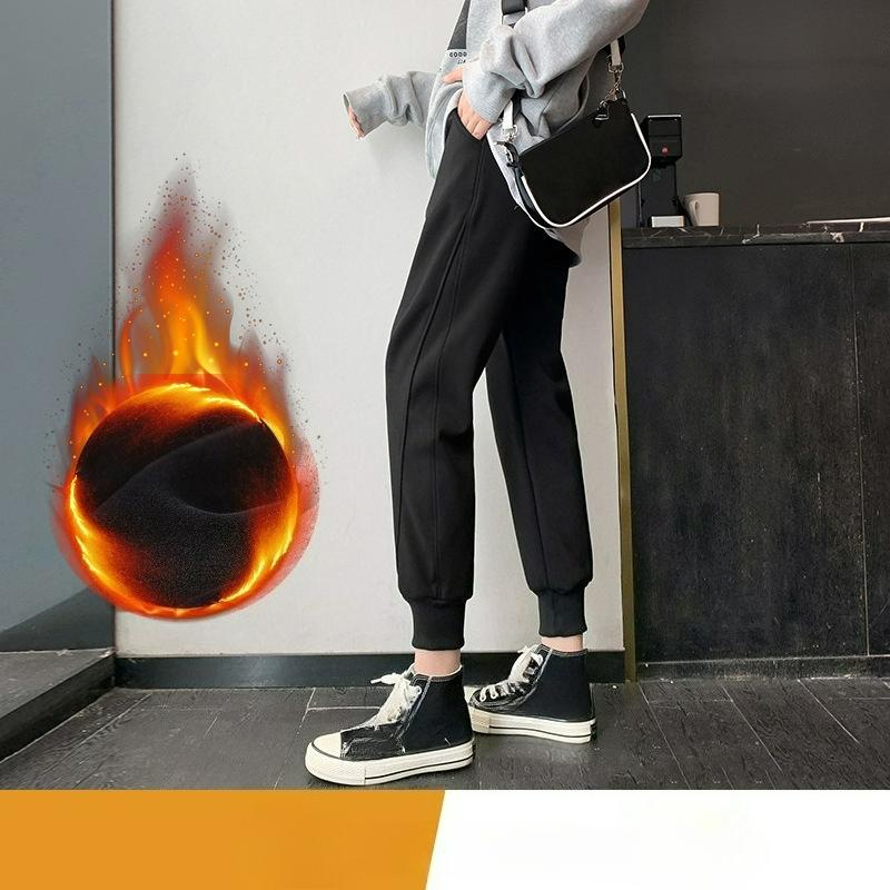 Удлиненные брюки с плюшевой подкладкой, женские спортивные брюки, женские осенне-зимние брюки для верхней одежды, на шнурке, с манжетами, брюки гаремы, повседневные брюки, женские XS чёрный
Удлиненные брюки с плюшевой подкладкой, женские спортивные брюки, женские осенне-зимние брюки для верхней одежды, на шнурке, с манжетами, брюки гаремы, повседневные брюки, женские XS чёрный