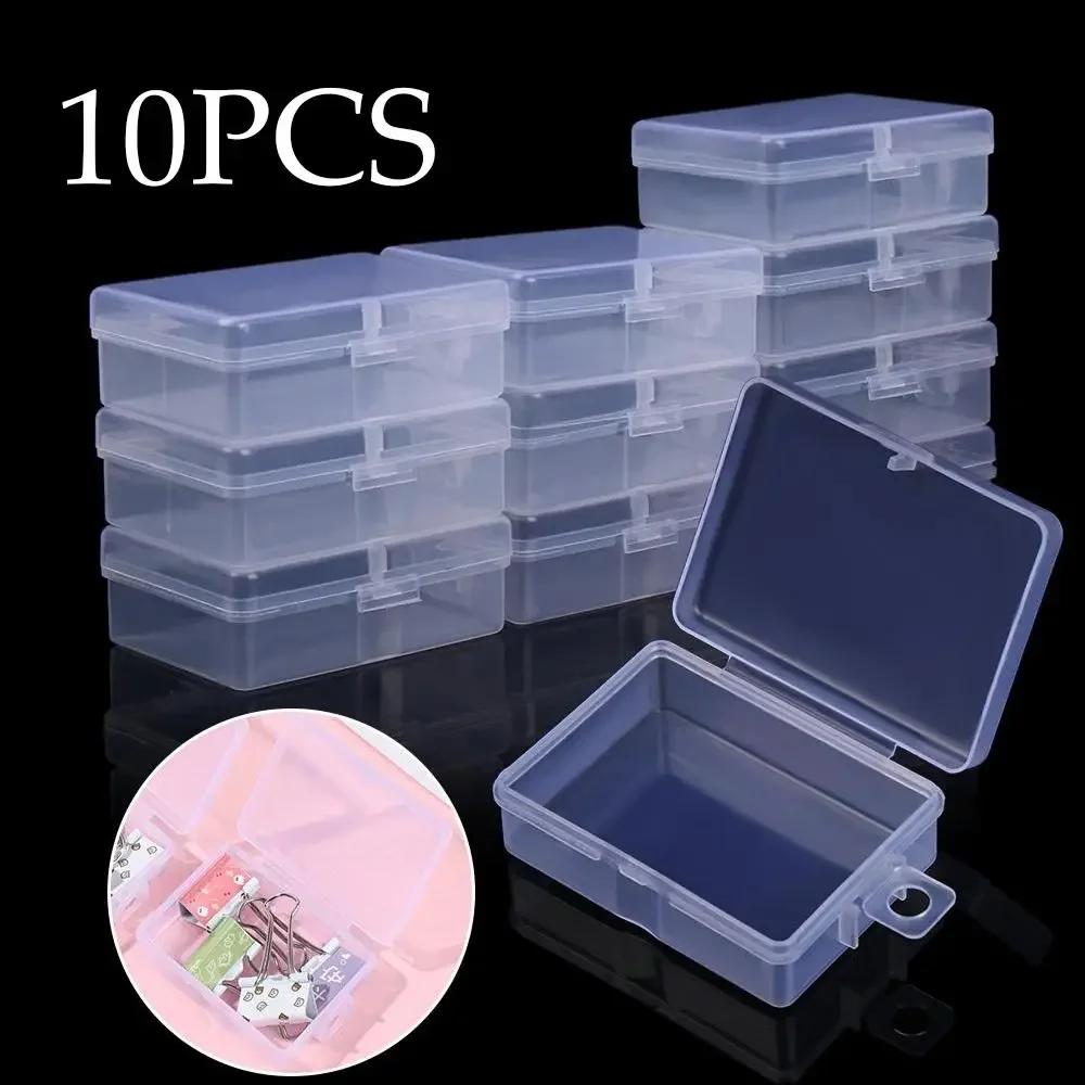 10PCS Mini Boxes Rectangle Plastic Clear Dustproof Storage Case For Small Items Container Jewelry Earrings Beads Packaging Boxs S
10PCS Mini Boxes Rectangle Plastic Clear Dustproof Storage Case For Small Items Container Jewelry Earrings Beads Packaging Boxs S