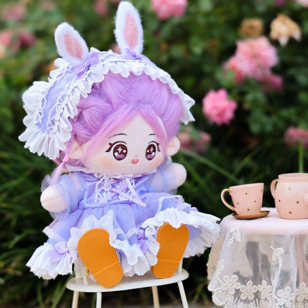 1 set Princess Skirt 20cm Cotton Doll Dress Flower Fairy Plush Doll Clothes Children s Gift 
1 set Princess Skirt 20cm Cotton Doll Dress Flower Fairy Plush Doll Clothes Children s Gift