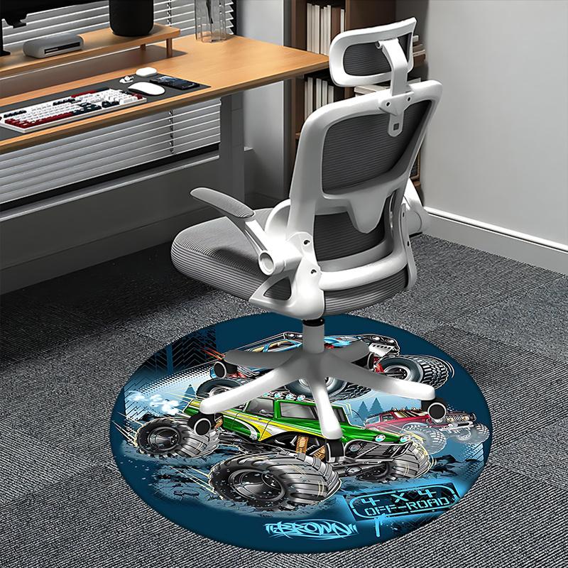 Monster Truck,Off Road Adventure Chair mat Round Rug Office carpet, Non slip, Suitable for Living Rooms, Bedrooms decor.1205364a 80cm by 80cm
Monster Truck,Off Road Adventure Chair mat Round Rug Office carpet, Non slip, Suitable for Living Rooms, Bedrooms decor.1205364a 80cm by 80cm