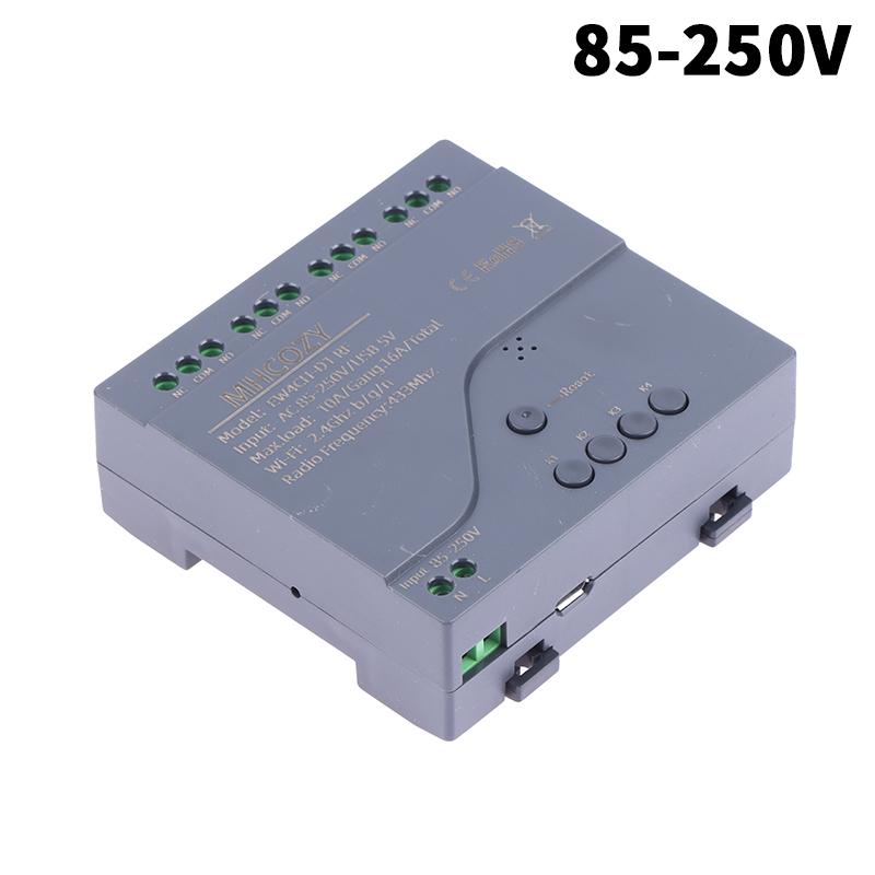 4Ch Tuya Wifi Smart Switch Ac 220V 85-250V Relay Home Intelligent Automation Remote Control Work With Alexa Google Home
4Ch Tuya Wifi Smart Switch Ac 220V 85-250V Relay Home Intelligent Automation Remote Control Work With Alexa Google Home
