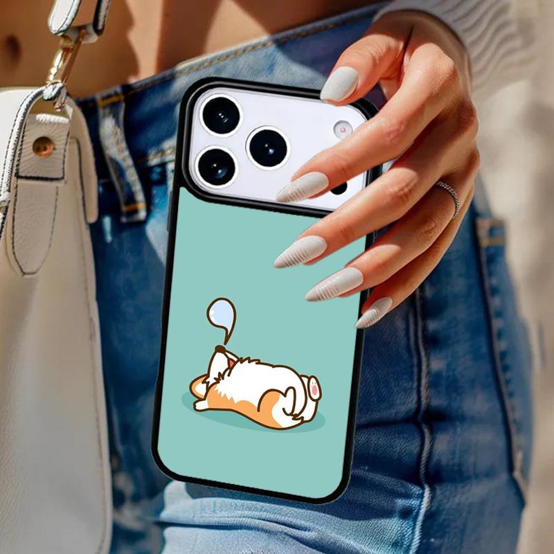 Cartoon Corgi Dog Phone Case For iPhone 17 Air 14 15 13 12 Max Cover For Apple 14 15 16 16e 11 Pro Max Plus Coque iPhone 16pro max
Cartoon Corgi Dog Phone Case For iPhone 17 Air 14 15 13 12 Max Cover For Apple 14 15 16 16e 11 Pro Max Plus Coque iPhone 16pro max