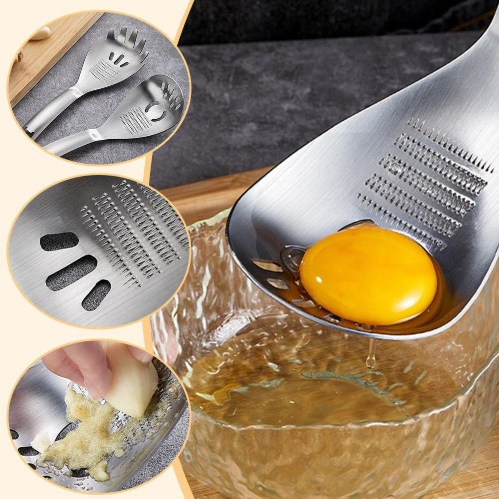 Stainless Steel Food Spoon Portable Garlic Ginger Grater Grinder Gifts Cooking Spoon style 2
Stainless Steel Food Spoon Portable Garlic Ginger Grater Grinder Gifts Cooking Spoon style 2