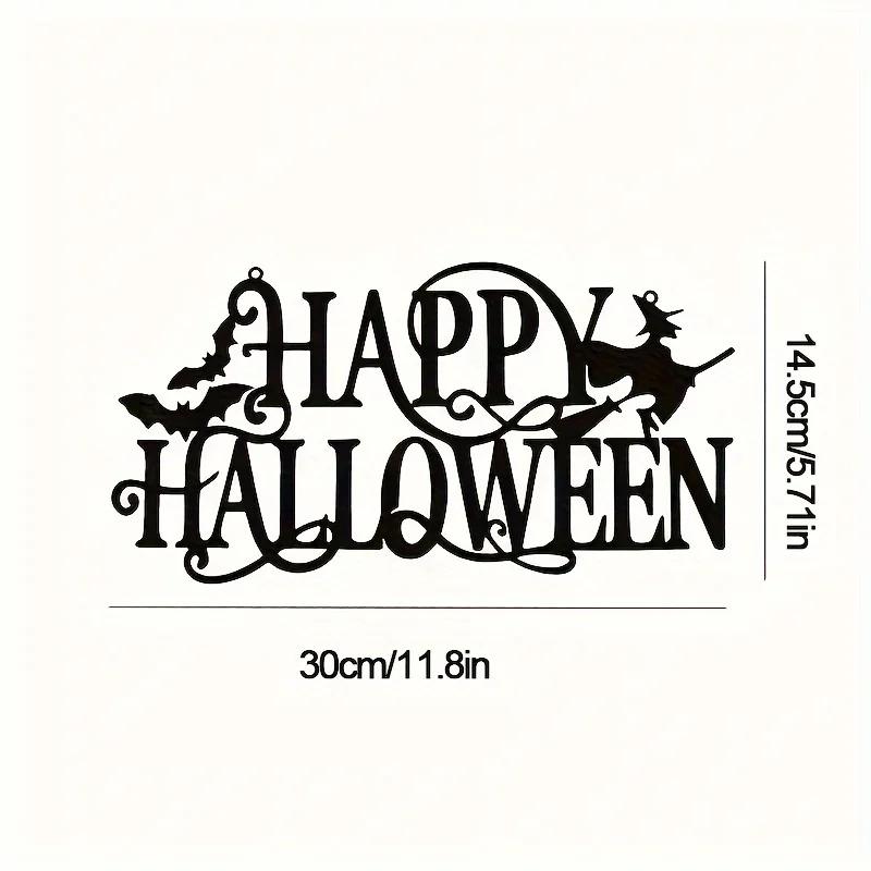 Цельная, деревенская черная металлическая настенная вывеска «Happy Halloween», железные готические праздничные украшения для дома, гостиной, фойе чёрный
Цельная, деревенская черная металлическая настенная вывеска «Happy Halloween», железные готические праздничные украшения для дома, гостиной, фойе чёрный