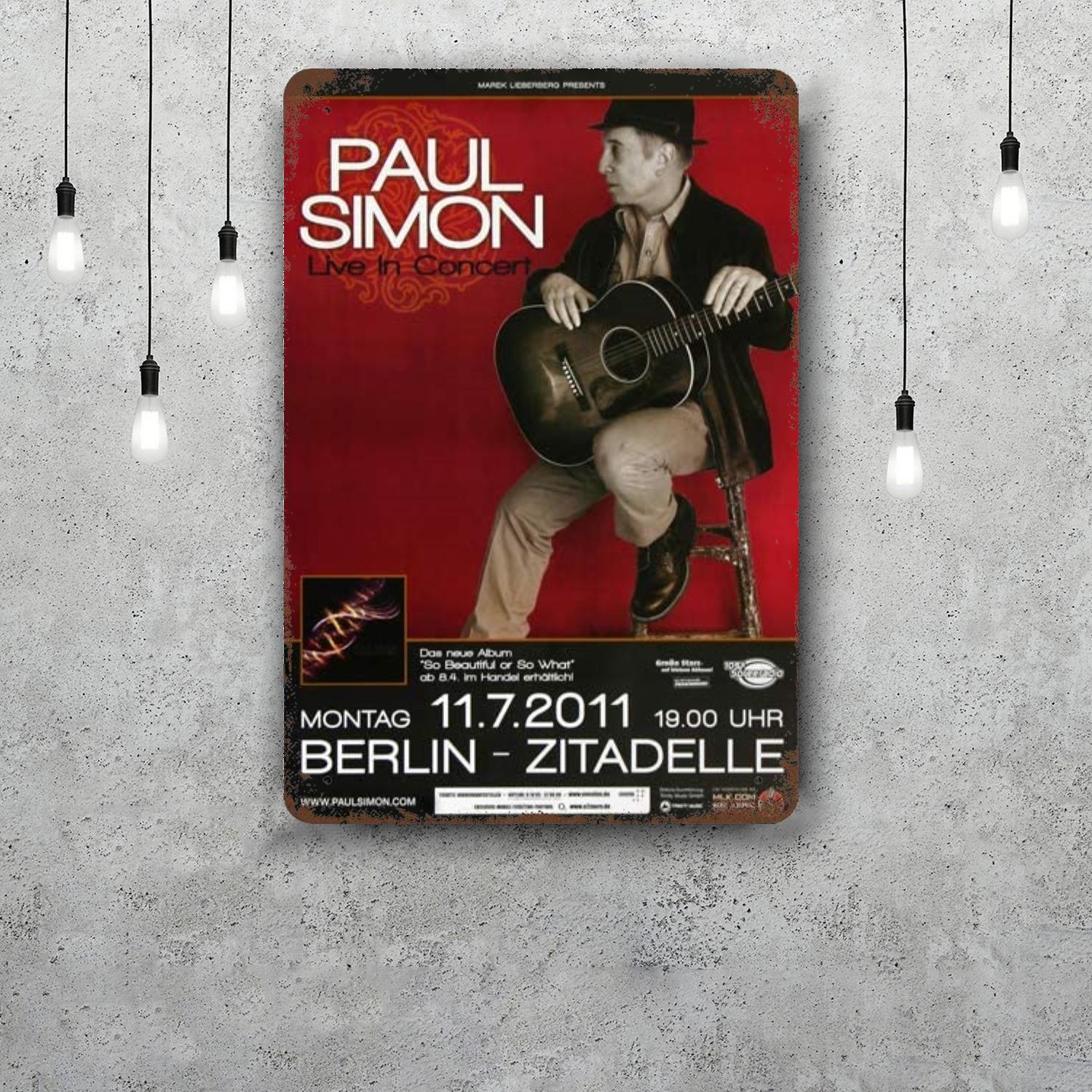 Paul Simon Decor Vintage Metal Signs Tin Signs Captain Poster Decor for Bar Pub Club Man Cave Wall Decoration 20x30cm(7.8x11.8inch)
Paul Simon Decor Vintage Metal Signs Tin Signs Captain Poster Decor for Bar Pub Club Man Cave Wall Decoration 20x30cm(7.8x11.8inch)