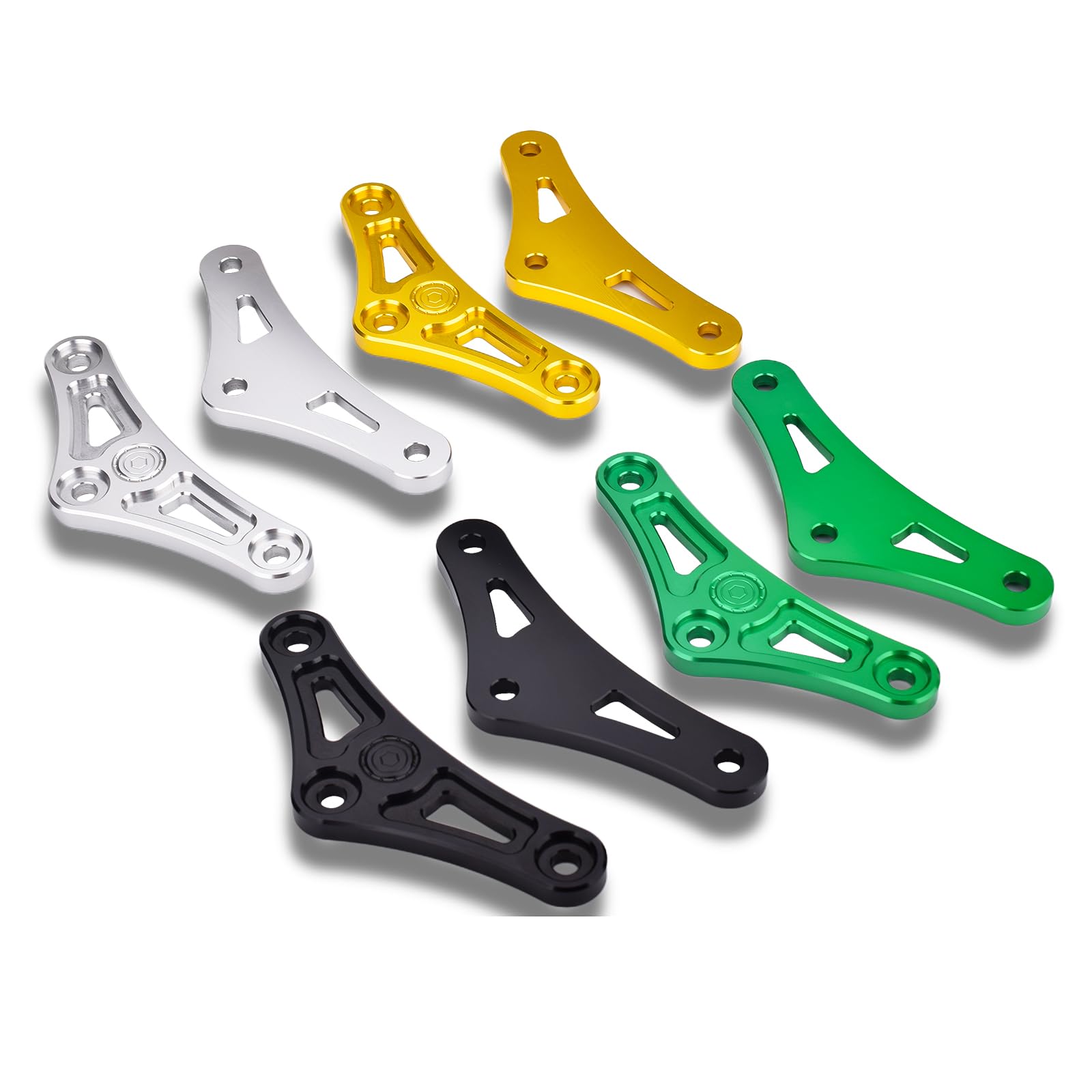 BYEMTTY Motorcycle Lowering Kit for Kawasaki Z900RS/CAFE (2018-2024) and Z900 (2017-2024) - Rear Lowering Link Rods (Gold) for Improved Ground Contact
BYEMTTY Motorcycle Lowering Kit for Kawasaki Z900RS/CAFE (2018-2024) and Z900 (2017-2024) - Rear Lowering Link Rods (Gold) for Improved Ground Contact