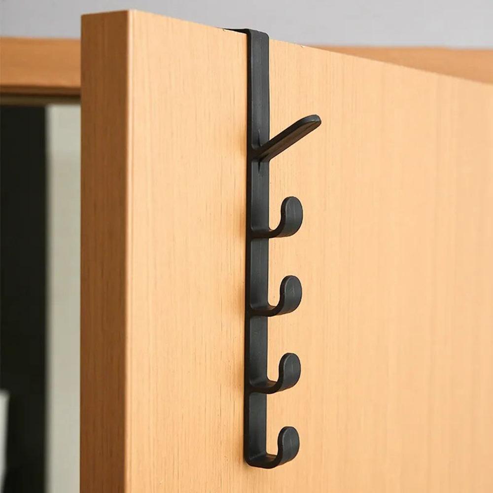 5 Hook Design Door Top Hanger Closet Kitchen Bathroom Door Towel Rack ABS Hanging Hook Black
5 Hook Design Door Top Hanger Closet Kitchen Bathroom Door Towel Rack ABS Hanging Hook Black
