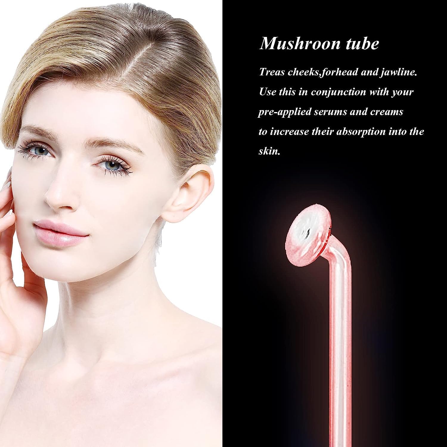 Orange Mushroom Electrode for High Frequency Machine - Facial Glass Tube for Cheeks, Jawline & Forehead, Portable Skin Care Tool
Orange Mushroom Electrode for High Frequency Machine - Facial Glass Tube for Cheeks, Jawline & Forehead, Portable Skin Care Tool