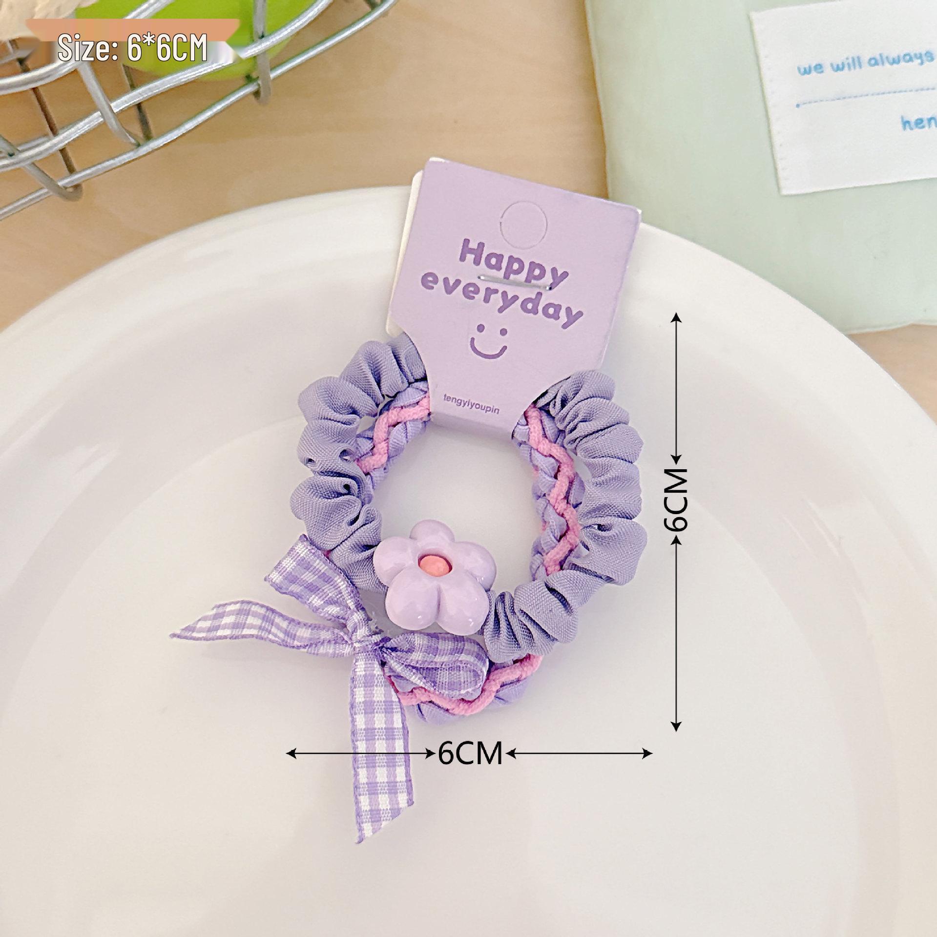 Cute Flower Bow Tie Hair Elastic - Versatile Candy Color Ponytail Accessory
Cute Flower Bow Tie Hair Elastic - Versatile Candy Color Ponytail Accessory