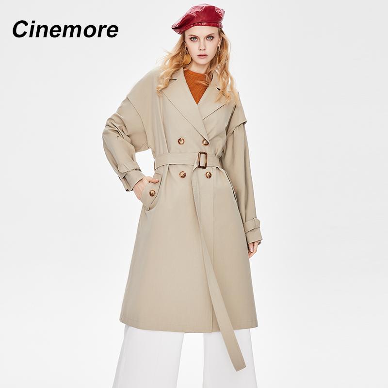 Cinemore 2022, женский элегантный длинный плащ с поясом, однотонная шикарная верхняя одежда, женское пальто, весенне-осенняя ветровка 92233-1
Cinemore 2022, женский элегантный длинный плащ с поясом, однотонная шикарная верхняя одежда, женское пальто, весенне-осенняя ветровка 92233-1