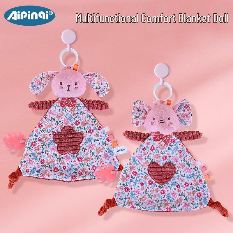 Aipinqi Pink Comfort Blanket with Teether & Crinkle Paper: Soft Baby Plush Toy in Stock 40cm
Aipinqi Pink Comfort Blanket with Teether & Crinkle Paper: Soft Baby Plush Toy in Stock 40cm