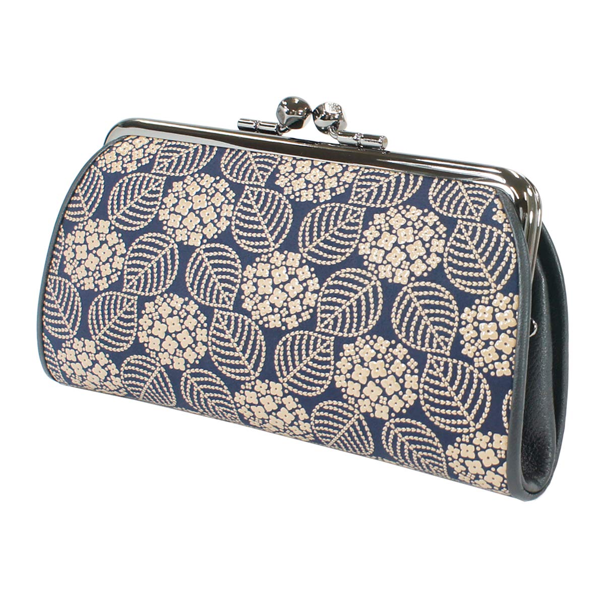 Indenya Inden pouch coin purse 340 parent and child deerskin navy blue x white lacquer hydrangea pattern 1501-14-174
Indenya Inden pouch coin purse 340 parent and child deerskin navy blue x white lacquer hydrangea pattern 1501-14-174