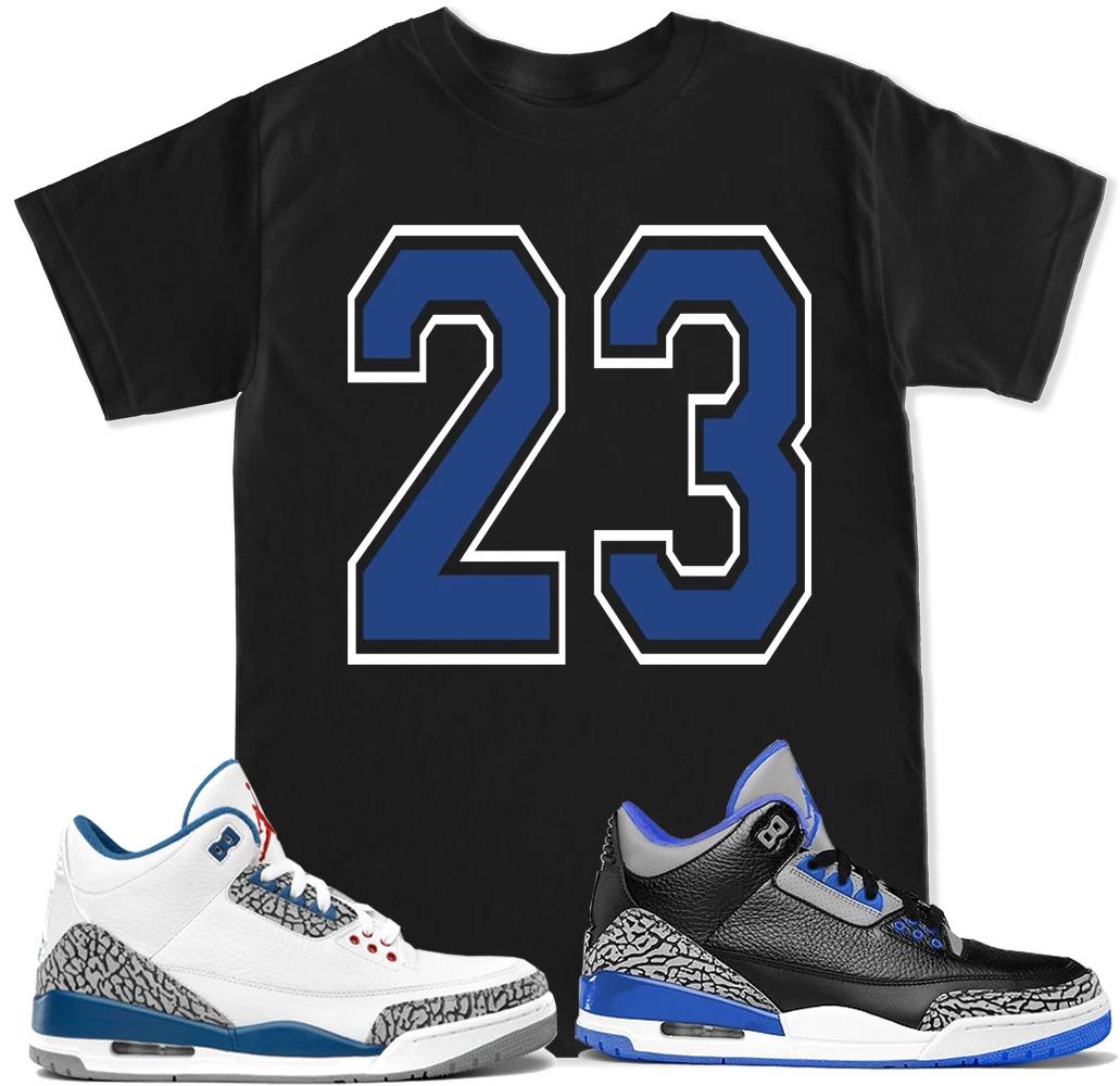 23 Blue T Shirt to match with Air Js Retro 3 True Blue Cement OG Shoes L
23 Blue T Shirt to match with Air Js Retro 3 True Blue Cement OG Shoes L