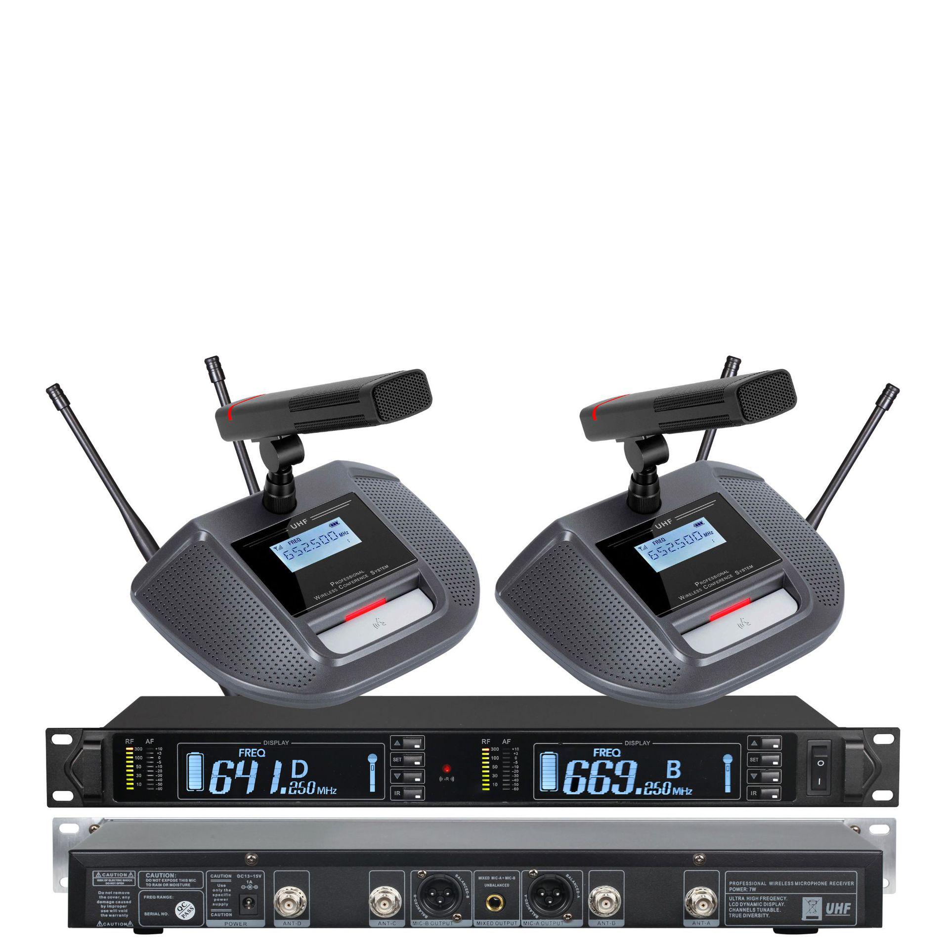 True Diversity One-to-Two Wireless Conference Microphone In Stock US Plug
True Diversity One-to-Two Wireless Conference Microphone In Stock US Plug